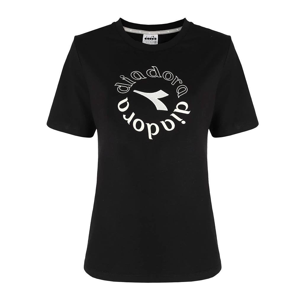102.182263-80013 DIADORA PRENDAS REMERAS FEMENINO MODA L.T-_SHIRT_SS_ESS._SPORTS_I BLACK