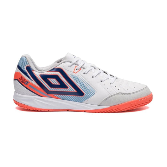 U03FB00524-207 UMBRO CALZADOS DEPORTIVOS UNISEX INDOOR PRO_5_BUMP_CLUB BRANCO/CORAL/MESCLA_MAGENTA