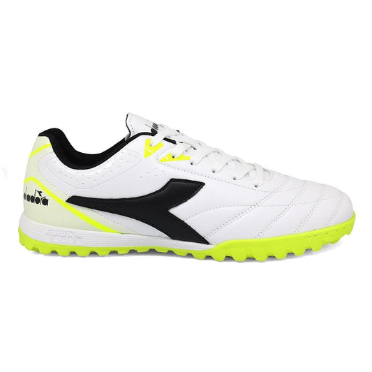 TIFOSI-TF-M-11105 DIADORA CALZADOS SOCIETY MASCULINO FUTBOL TIFOSI WHITE/GREEN LIME