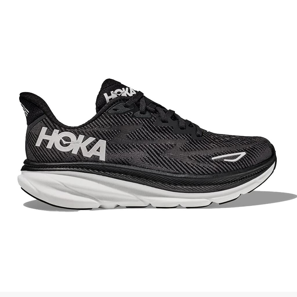 1132210-BWHT Hoka Calzados Deportivos Masculino Running Clifton_9_Wide Black/White