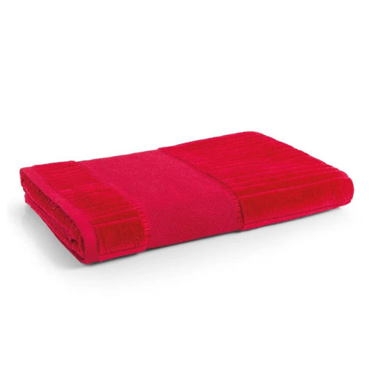 7909156584514 Karsten Toalla Visita Stella Bordar 30X45 Rojo