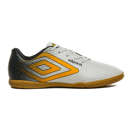 U01FB00161-261 Umbro Calzados Futbol Indoor Masculino Warskin Blanco/Amarillo/Negro