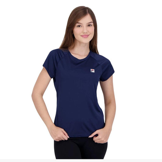 F12TN00275-140 Fila Prendas Remeras Femenino Tenis Basic Navy