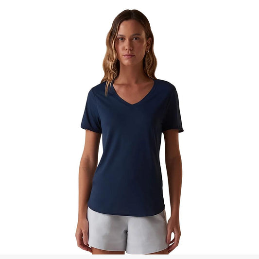F12AT01120-140 Fila Prendas Blusas Femenino Training Crepe_Flow Navy