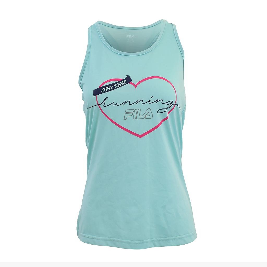 FRM52-TK020-BFN Fila Prendas Musculosas Femenino Running T22165 Aruba_Blue/Fuchsia_Rose/Fila_Navy