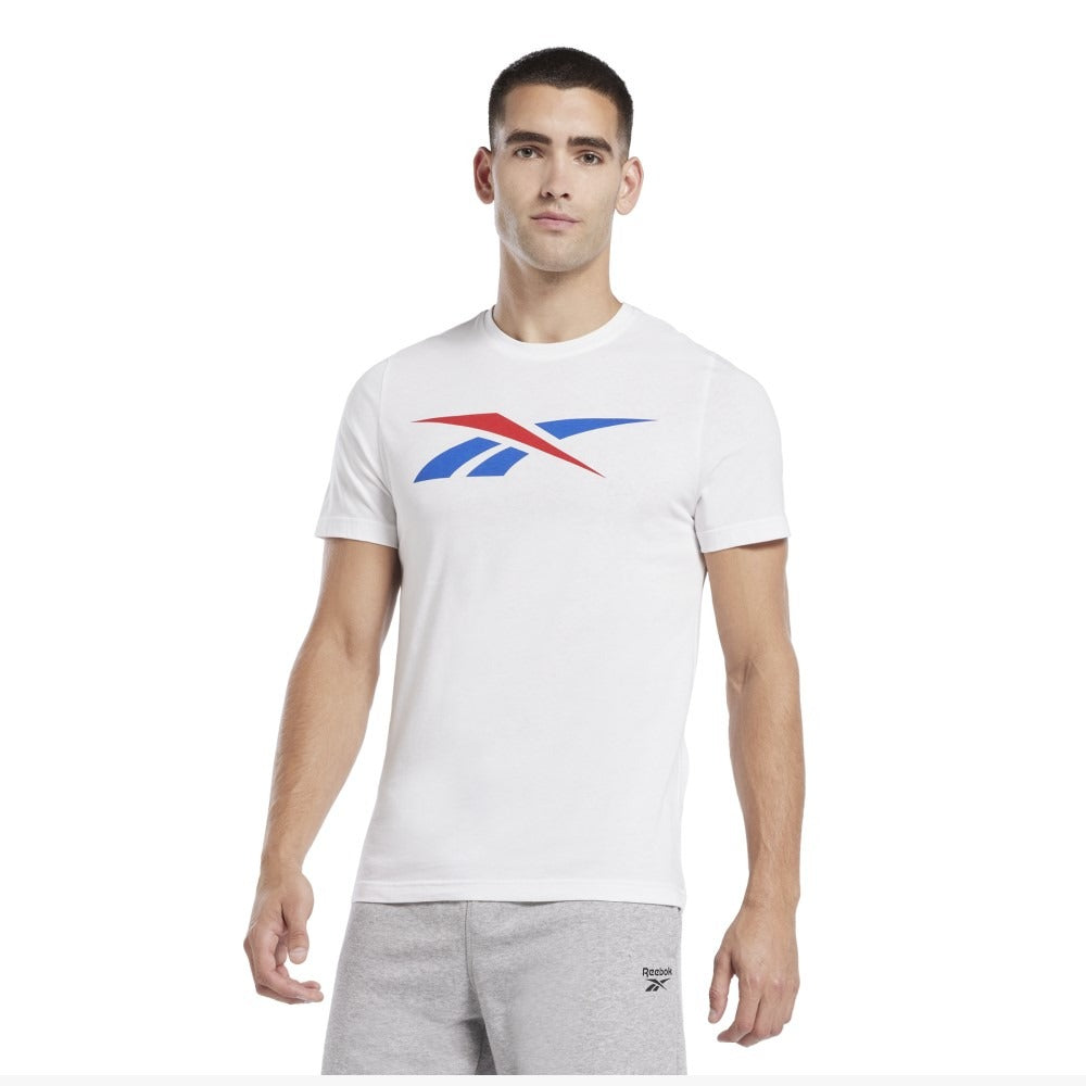HS4899 Reebok Prendas Masculino Gs_Vector_Tee White/Vector_Red/Vector_Blue