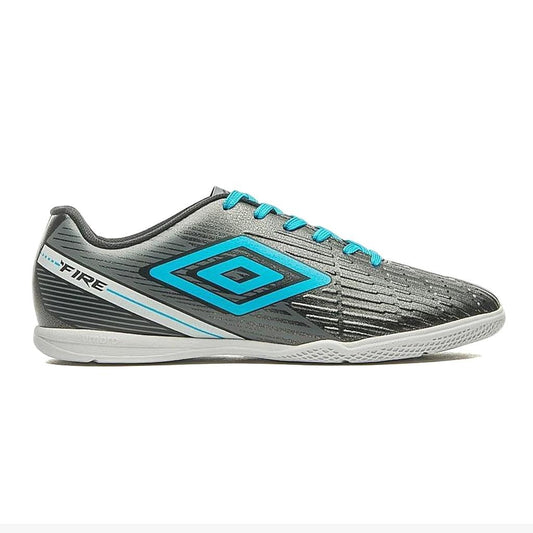 U01FB005010-183 Umbro Calzados Indoor Masculino Futbol Fire Black/Silver/AtomicBlue
