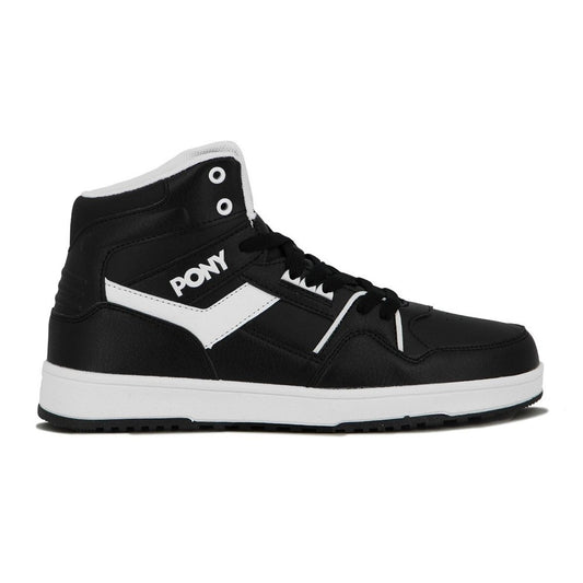 M-100-M-13 PONY CALZADOS BOTAS MASCULINO MODA M_100_M_13 BLACK/WHITE
