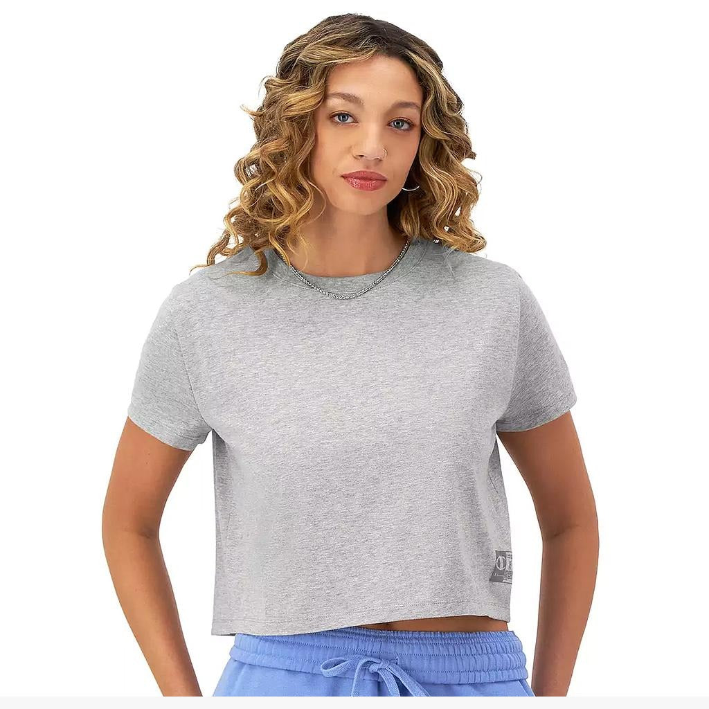 W6691586POB-023 Champion Prendas Remeras Femenino Moda Tailgate_Tee Oxford_Gray