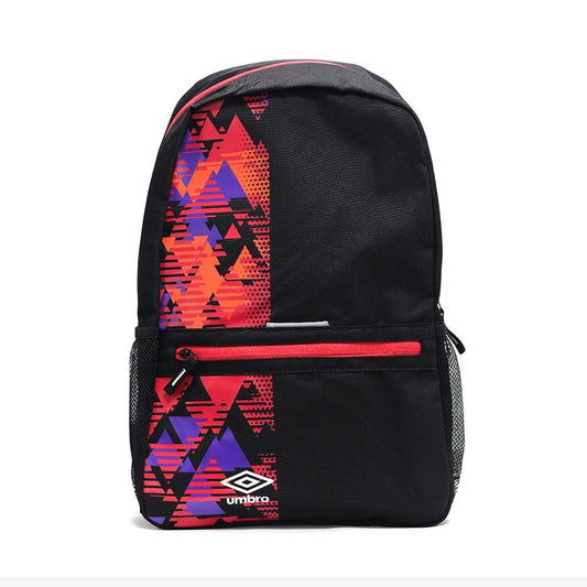 31018U-MUJ Umbro Accesorios Mochilas Unisex Futbol Formation_Backpack Black/White/Red_/Purple