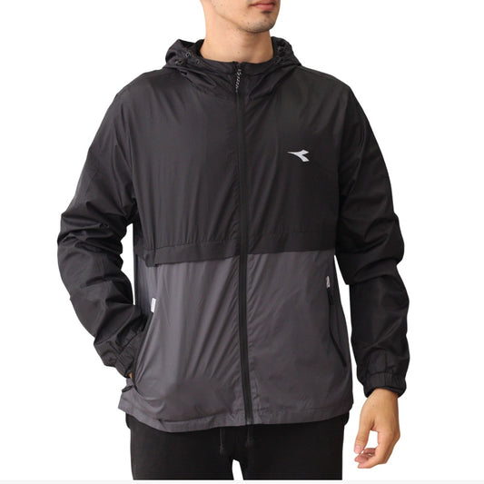 BL24-DI2025-23 Diadora Prendas Camperas Masculino Moda Jacket_Glint Black/Grey