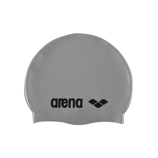 91670-51 Arena Accesorios Gorras_de_Natacion Unisex Natacion Classic_Silicone_Jr Silver_Black