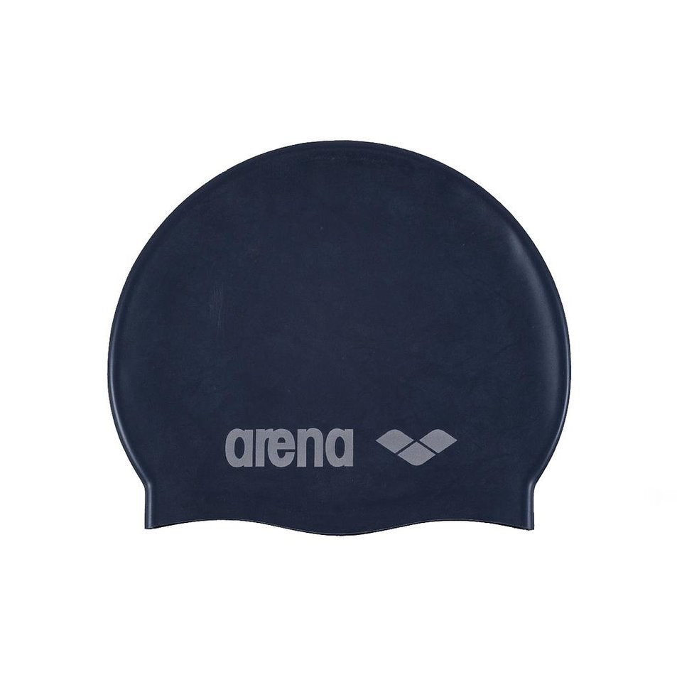 91670-71 Arena Accesorios Gorras_de_Natacion Unisex Natacion Classic_Silicone_Jr Denim_Silve
