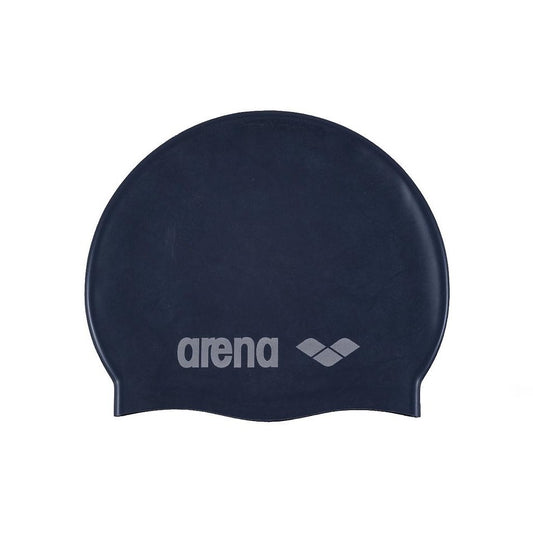 91670-71 Arena Accesorios Gorras_de_Natacion Unisex Natacion Classic_Silicone_Jr Denim_Silve