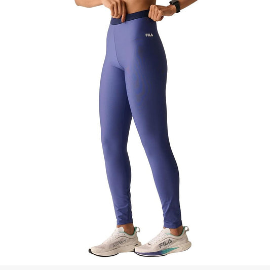 F12AT00905-3634 Fila Prendas Calzas Femenino Training Tights_Train_Elastic_IV Carbon_Blue/Navy