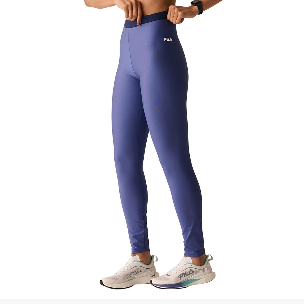 F12AT00905-3634 Fila Prendas Calzas Femenino Training Tights_Train_Elastic_IV Carbon_Blue/Navy