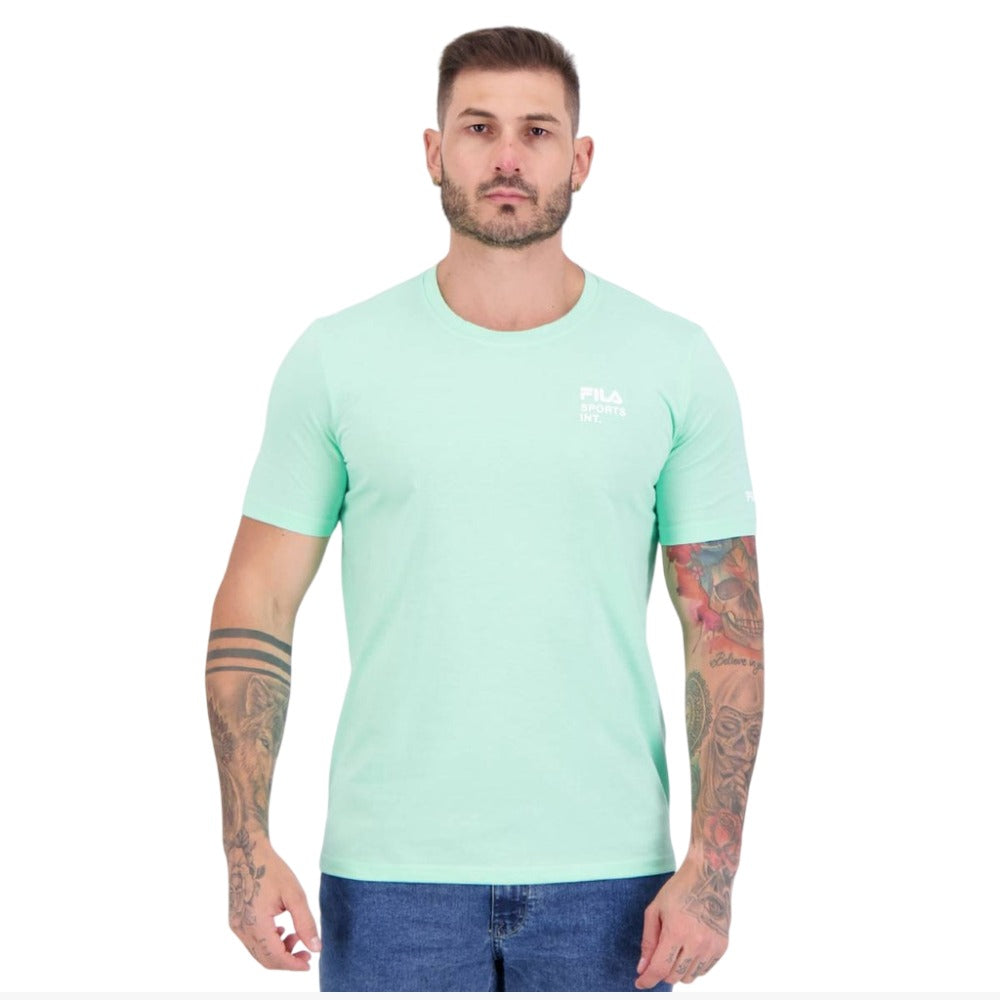 F11AT00885-3643 Fila Prendas Remeras Masculino Training Mc_Sport_Print_II Light_Green_Mix
