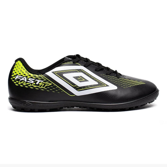 U01FB00389-126 UMBRO CALZADOS SOCIETY MASCULINO FUTBOL FAST_II BLACK/WHITE/LIME