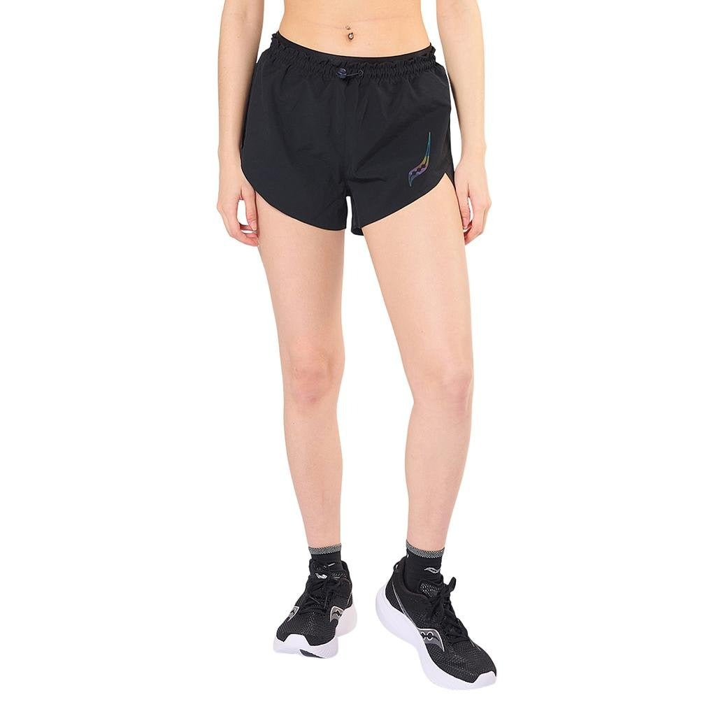 A2220433S105 SAUCONY PRENDAS SHORTS FEMENINO RUNNING PINNACLE_2.5 BLACK