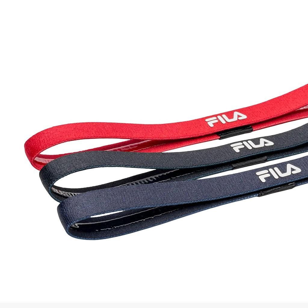F23TR00003-3772 Fila Accesorios Vinchas Training Hair_Band_Sport_Life Black/Red/Navy