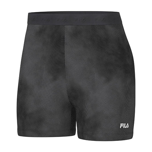 F12AT01160-1502 FILA PRENDAS SHORTS FEMENINO TRAINING TRAIN_ELASTIC_V GRAY_PRINT