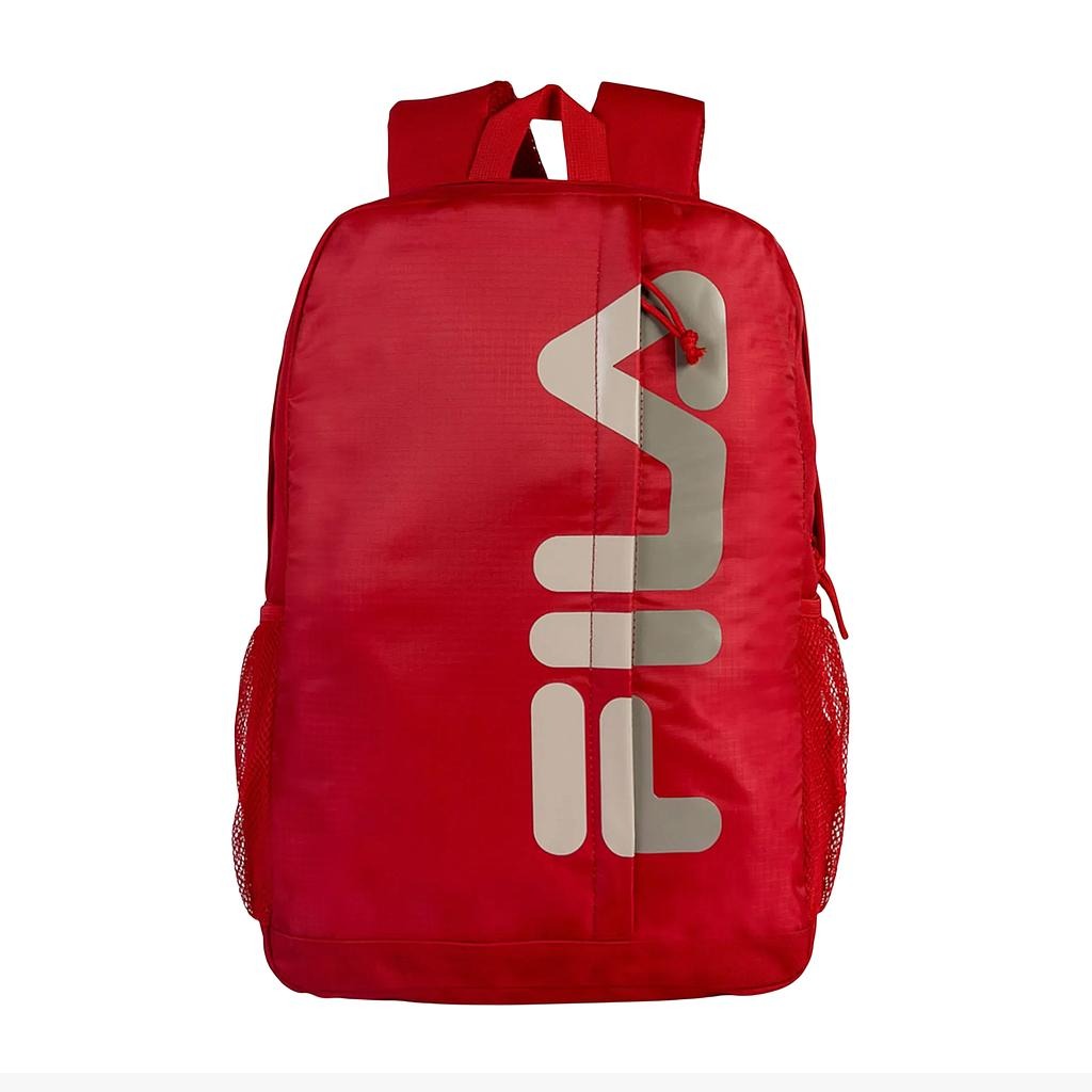 F23L00318-523 Fila Accesorios Mochilas Unisex Moda Backpack_Cut_Logo Rojo/Off_White