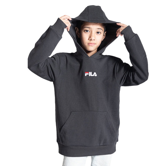 SS24SPB079-235 Fila Prendas Canguros Niños Dinis Logo_Hoody Phantom