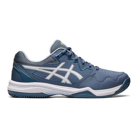 1041A224.401 Asics Calzados Tenis Masculino Gel-Dedicate_7_Clay Steel_Blue/White