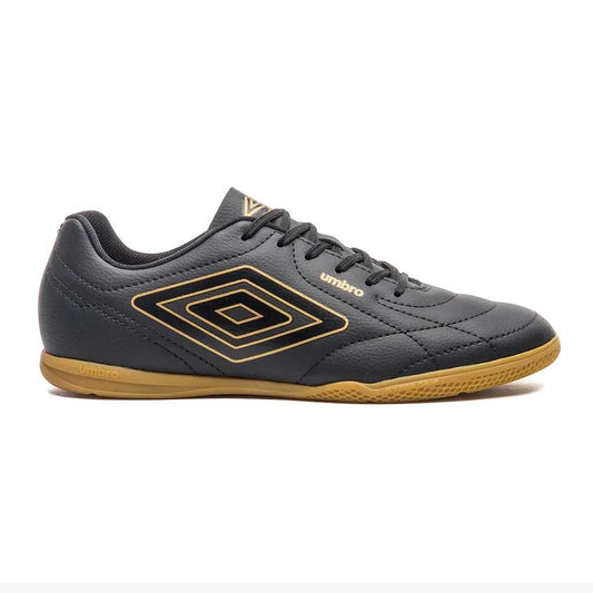 U01FB00317-119 Umbro Calzados Indoor Masculino Futbol Class_Footballer Preto/Dourado