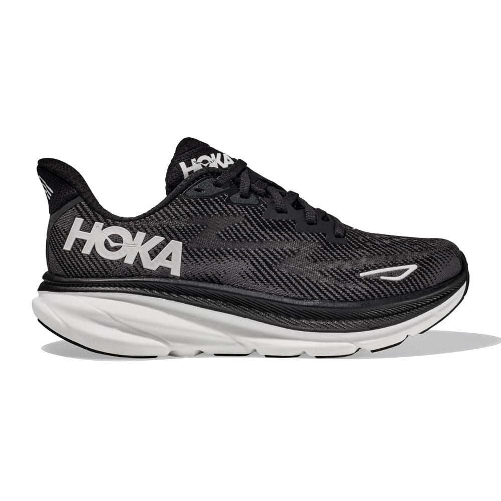 1127896-BWHT Hoka Calzados Deportivos Femenino Running Clifton_9 Black/White