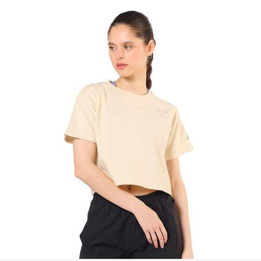 11220507S141 Saucony Prendas Remeras Femenino Moda Recovery_Boxy_Tee Ivory