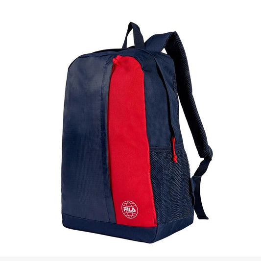 F23L00384-188 Fila Accesorios Mochilas Unisex Moda Backpack_Mondo Marino/Rojo