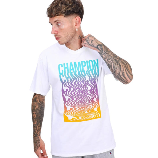 GT23H586D5A-045 Champion Prendas T-Shirt Masculino Classic_Graphic_Tee White