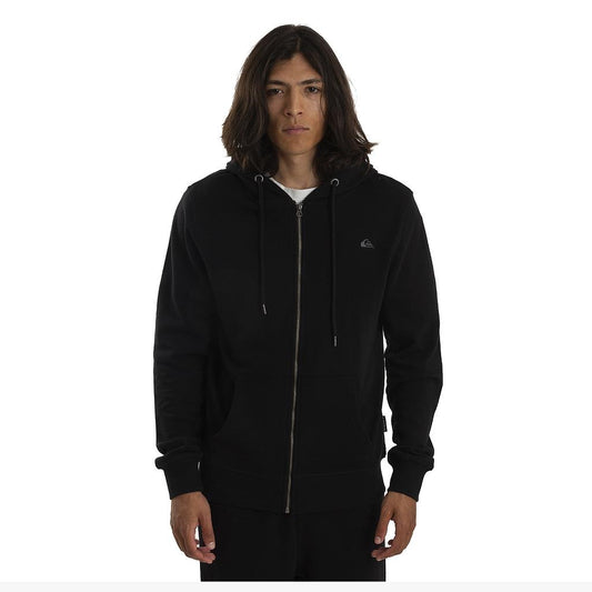 26141007-01 Quiksilver Prendas Canguros Masculino Moda Basic_Logo Negro