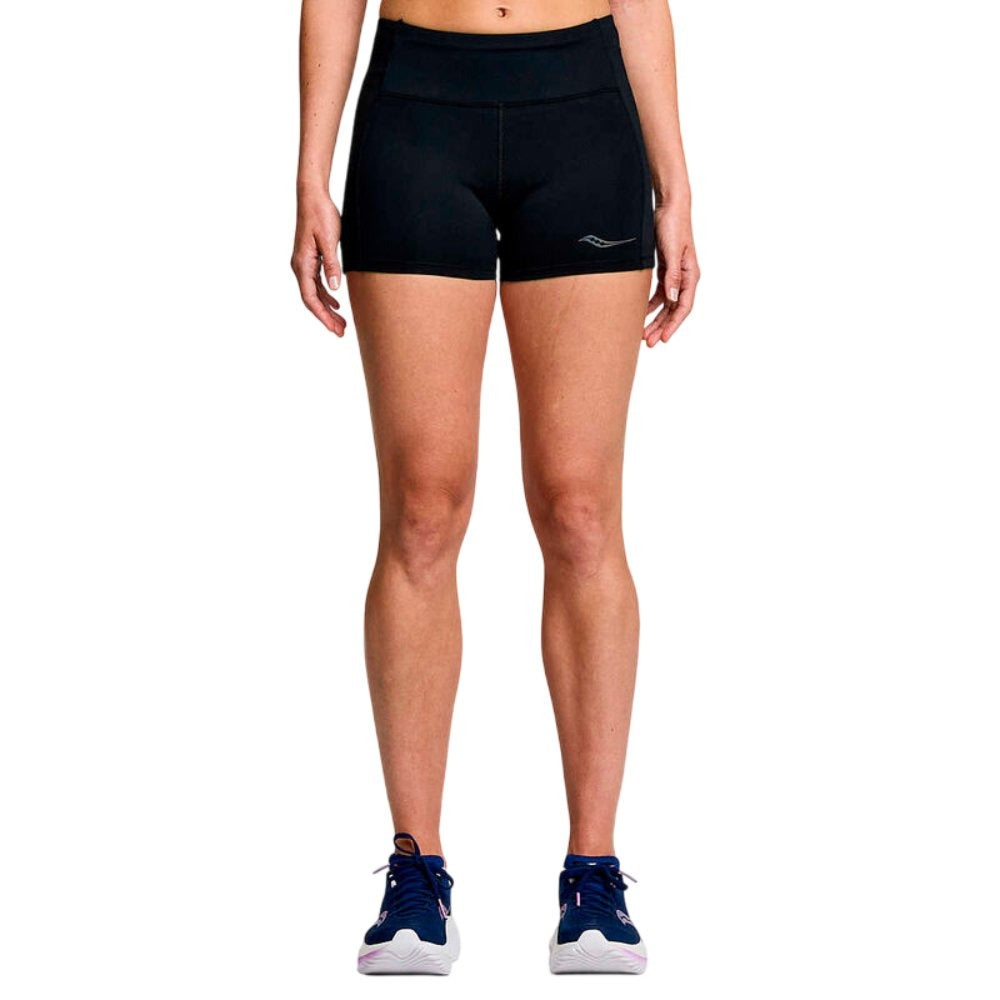 C3220450S105 SAUCONY PRENDAS SHORTS FEMENINO RUNNING FORTIFY_3_HOT_SHORT BLACK