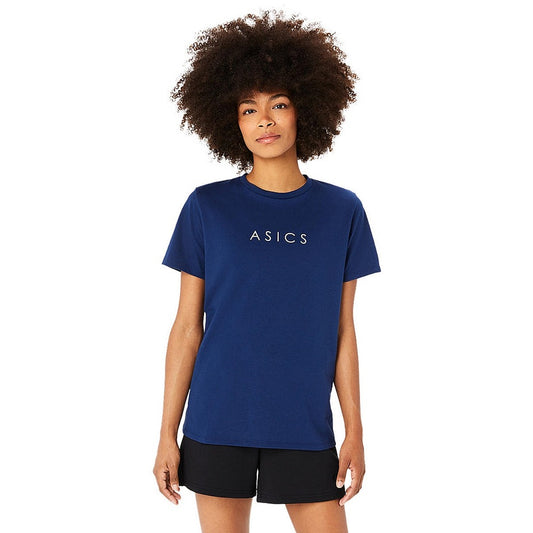 2032C960.403 Asics Prendas Remeras Femenino Training Training_Core_Asics_Graphic_Tee Blue_Expanse