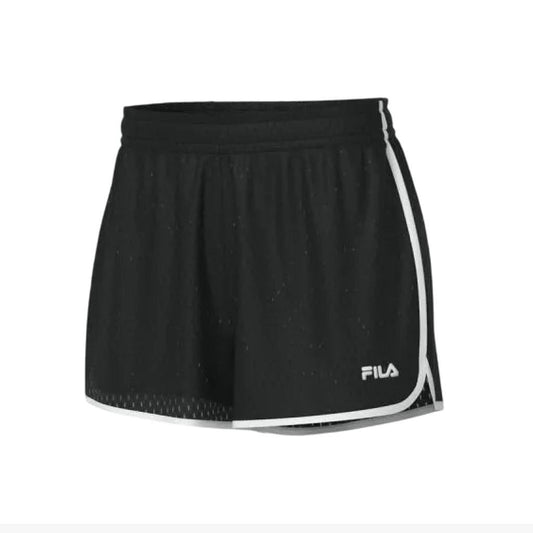 F12L01527-312 Fila Prendas Shorts Femenino Moda Sports_International Black/White